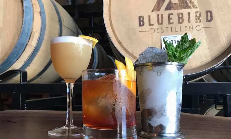 Bluebird Distillery Package for One, Two, or Four at Bluebird Distilling (Up to 46% Off) - Primary Image