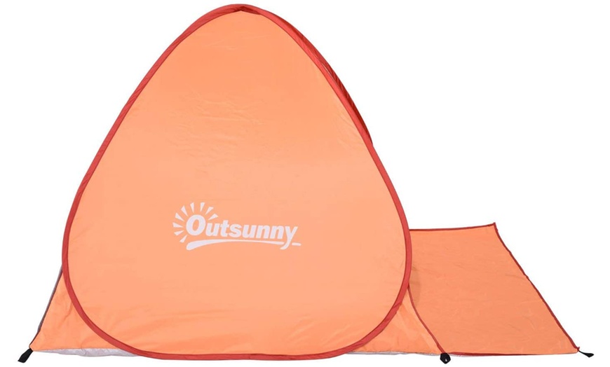 Image 15: Outsunny 2-3-Person Pop-up Beach Tent