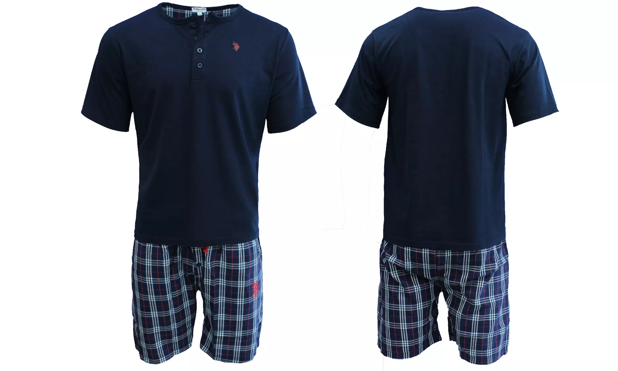 US Polo Assn Herren Kurzarm-Pyjama