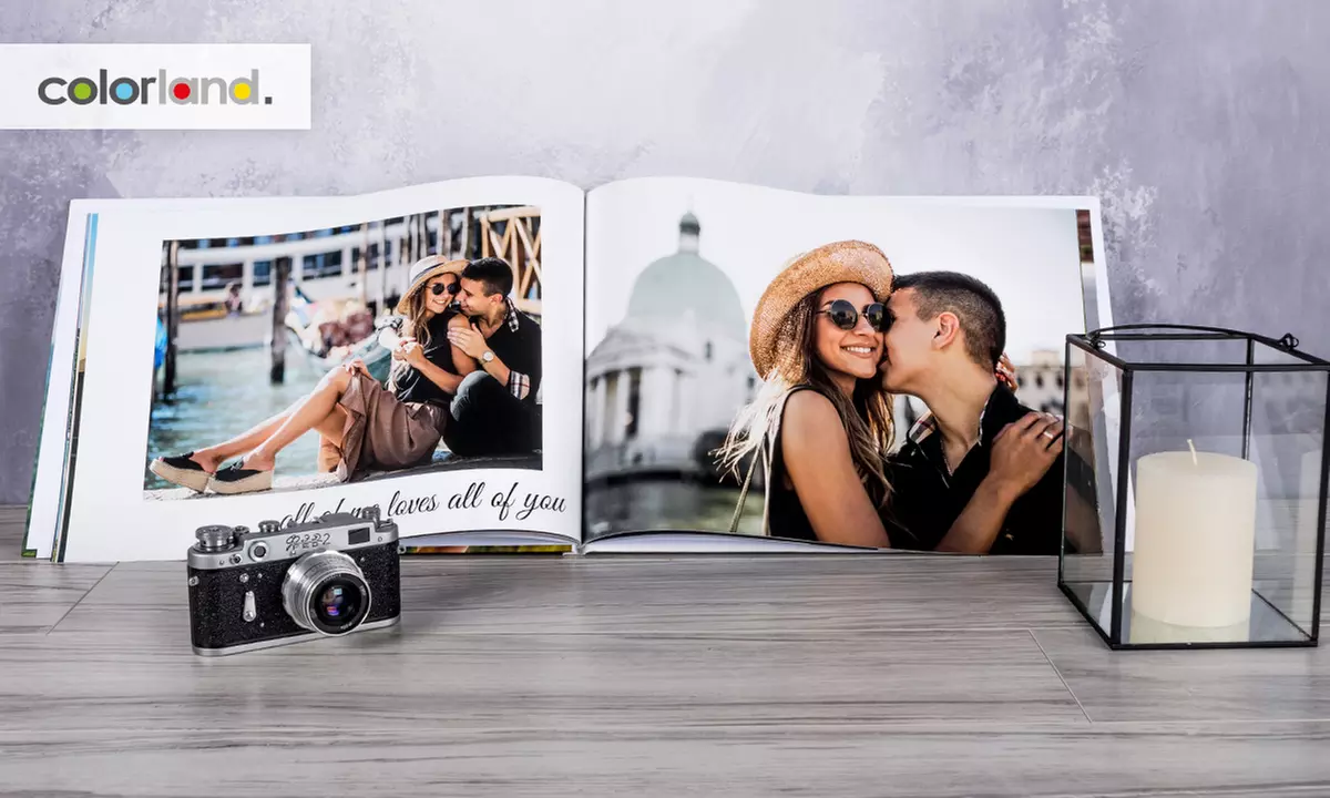 1 ou 2 livres photo A3 de 28, 40, 60, 80, 100 ou 120 pages avec Colorland jusqu'à 76% de réduction - Primary Image