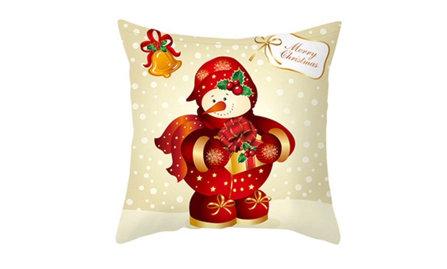 Image 8: One or Two Christmas Decorative Cushion Covers