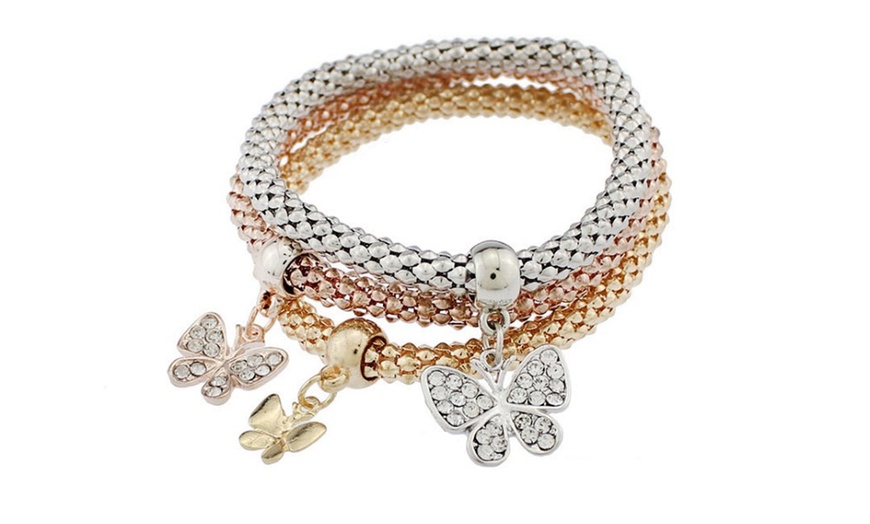 Image 4: Triple Charm Bracelets