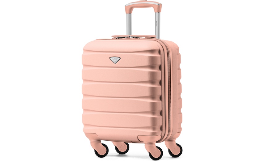 Image 3: Flight Knight Lightweight 4 Wheel Cabin Suitcase (Approved for 100+ Airlines)