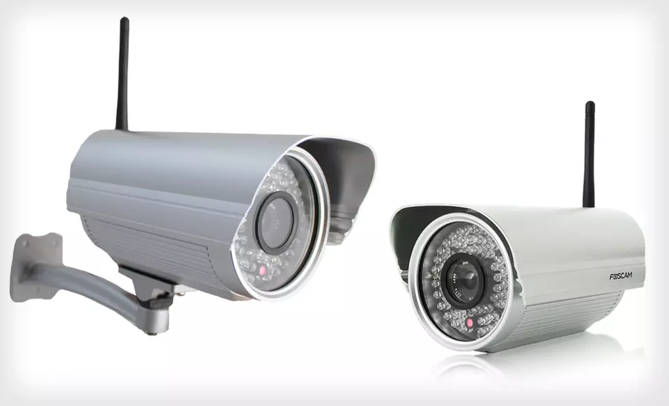 Foscam Outdoor IP Camera with Optional Mounting Bracket and Extension Cord (Up to 51% Off). Free Shipping and Returns. - Primary Image