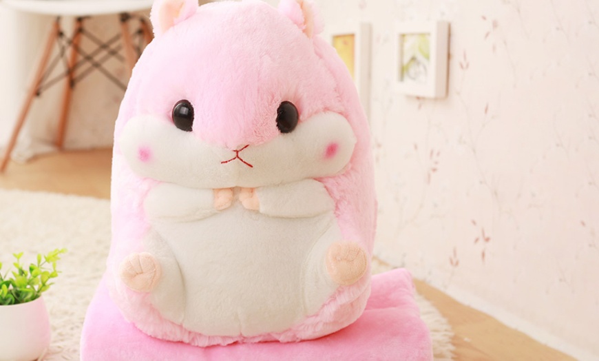 Image 9: Hamster Plush and Blanket Set