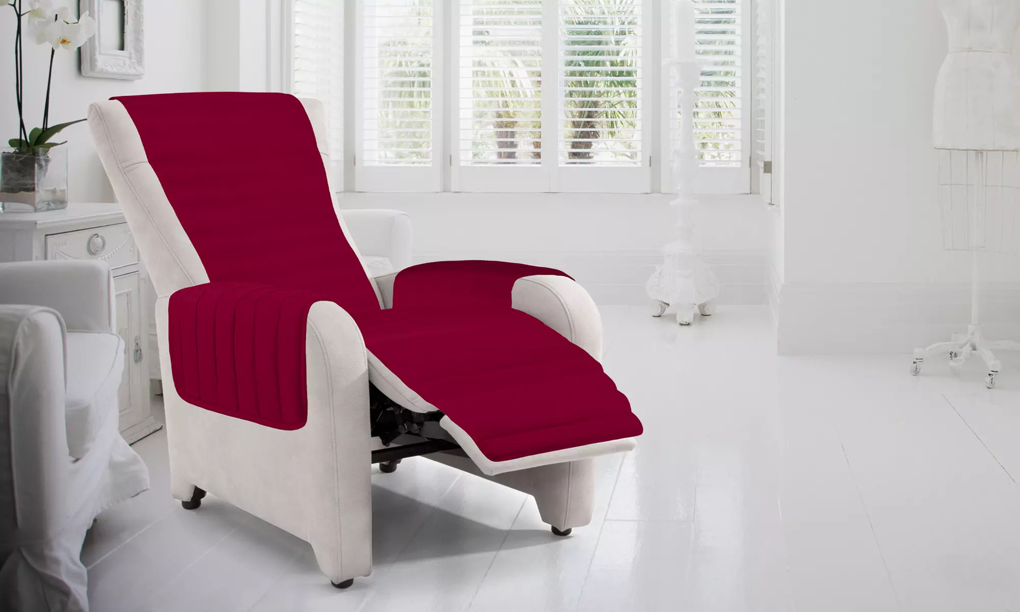 Copripoltrona doubleface Elegant per poltrona reclinabile - Primary Image