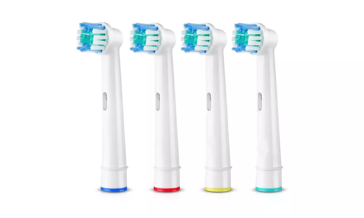 Pack de 4 cabezales para cepillo de dientes eléctrico