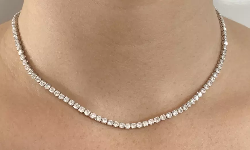 Image 1: Chiara ketting met Zircon-kristal