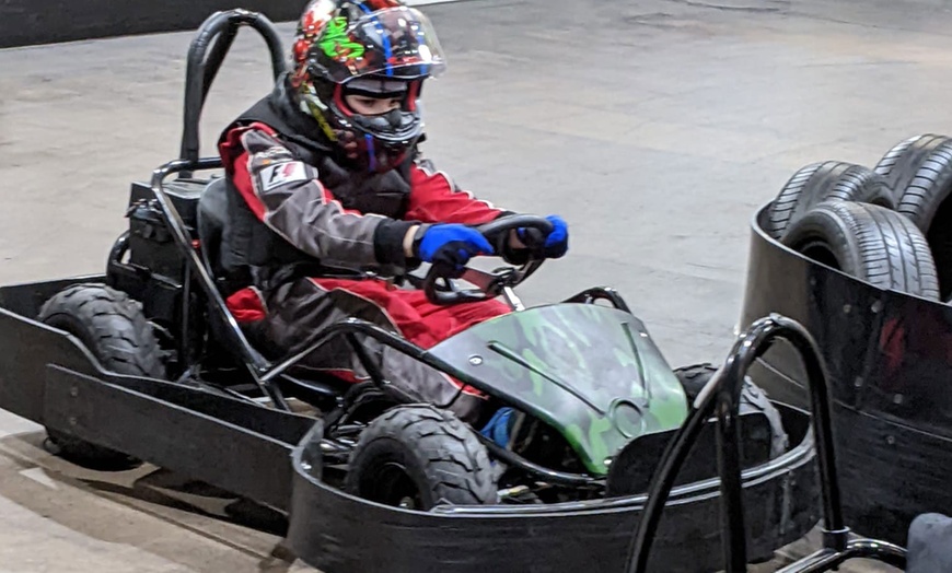 Image 3: 25-Lap Kids Go-Karting Experience at The Full Throttle Raceway