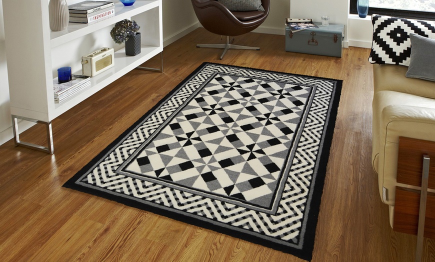 Image 1: Modern Printed Rugs - 6 Designs