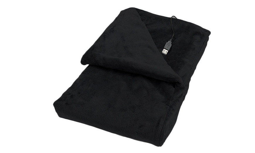 Image 3: USB Heated Blanket