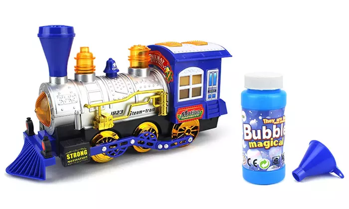 Blue Bubble Train Toy - Primary Image
