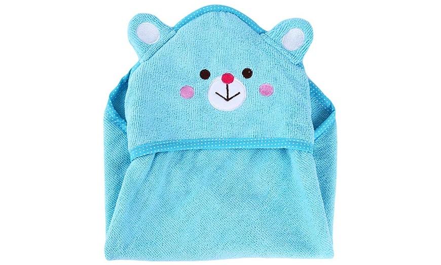 Image 4: Cartoon Hooded Towel for Pets