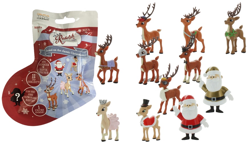 Image 1: 18 TEAM Rudolph Mini Figures