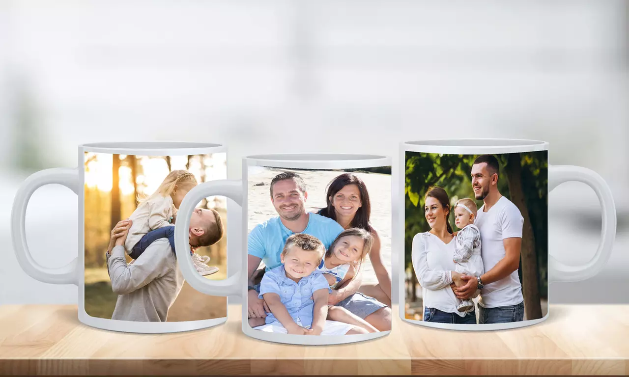 Personalised White Mug or Black Magic Photo Mug from DecoMatters (Up to 82% Off) - Primary Image