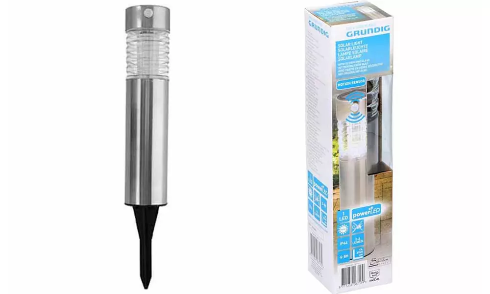 Lampada da giardino a ricarica solare Bakaji