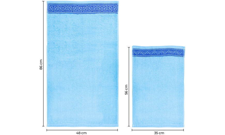 Image 9: Set di 12 asciugamani da bagno