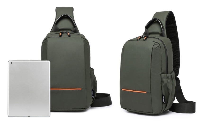 Image 13: Men's Lightweight Dalily Crossbody Bag 