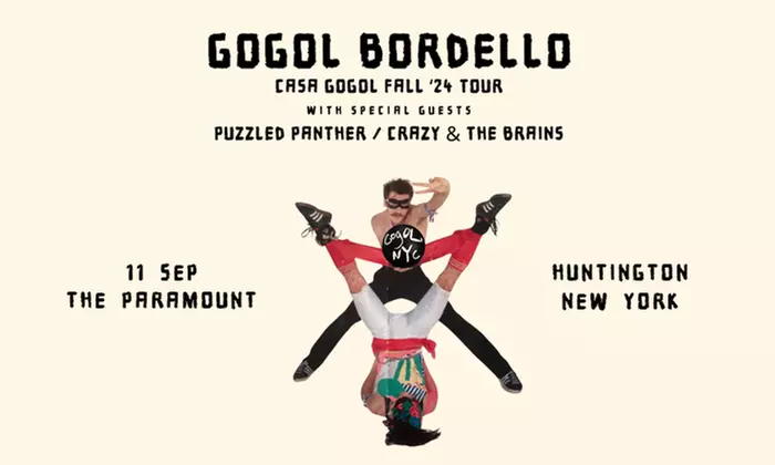 Gogol Bordello at The Paramount on September 11 at 8 p.m. - Primary Image