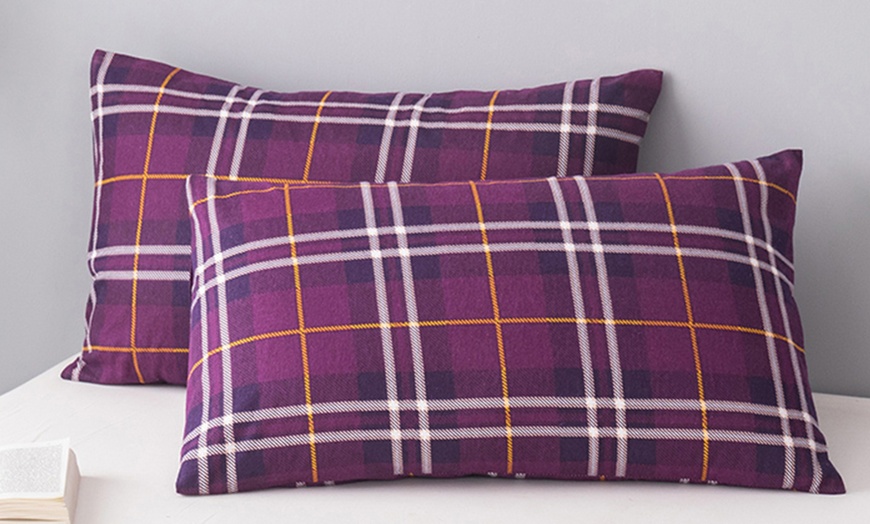 Image 16: Brushed Cotton Flannelette Duvet Cover