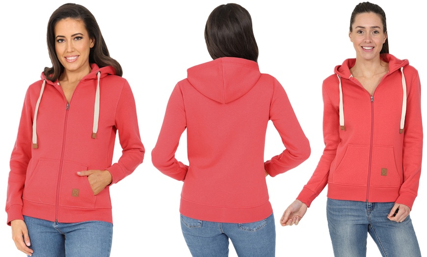 Image 7: Blu Apparel Full Zip Hoodie for Women in Assorted Colours and Sizes