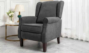 Wing-Back Recliner Armchair