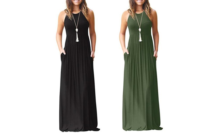 Image 6: Women's Sleeveless Maxi Dress