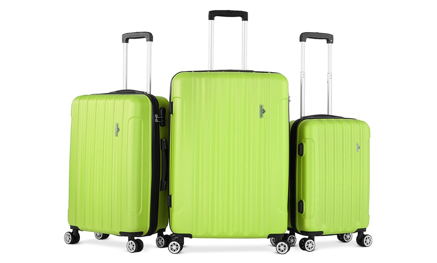 Image 17: 3-Piece Hard Shell Suitcase Set