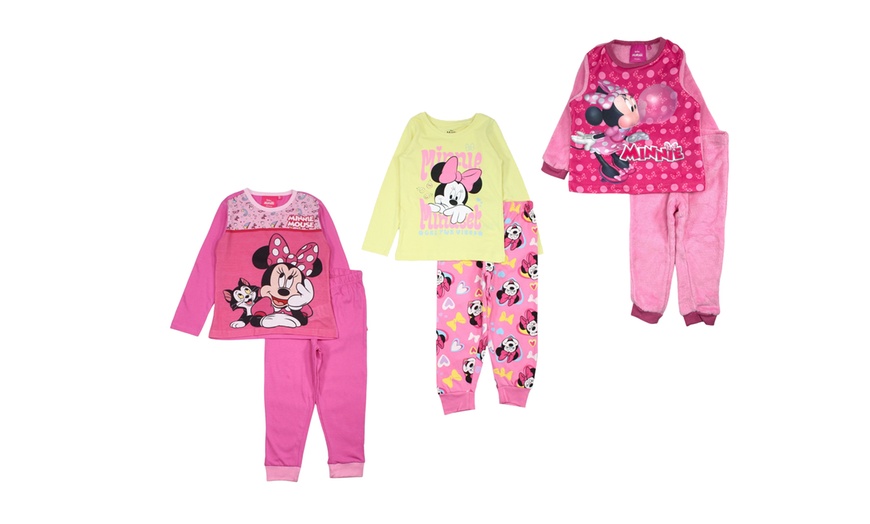 Image 1: Pijama de manga larga de Minnie Mouse para niños