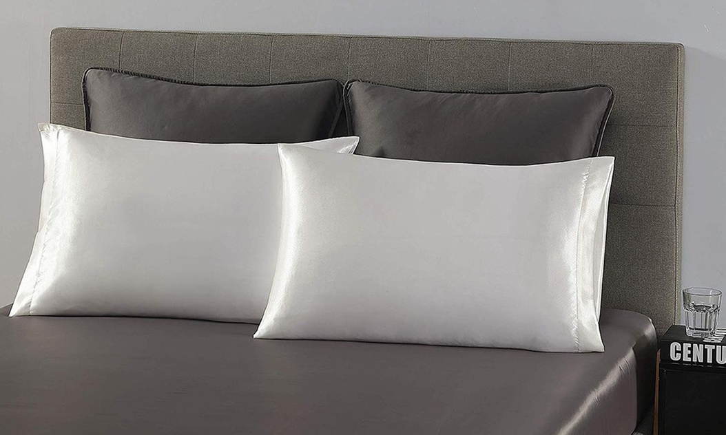 2-4 Pack Bridal Satin Hair Care Pillowcases Case for Hair Skin