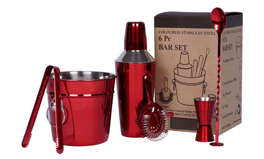 Image 4: Six-Piece Cocktail Maker Bar Set