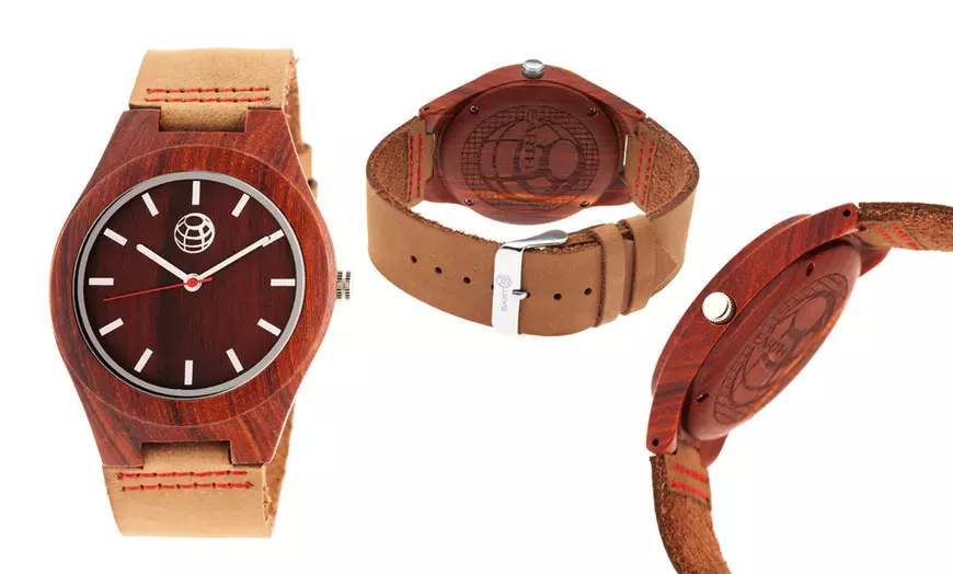 Image 4:  Montre en bois Earth Wood 