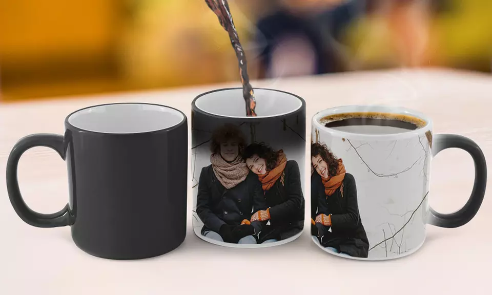 Full Color Personalized Photo Mug or Magic Photo Mug from CanvasOnSale (83% Off)   - Second Medium