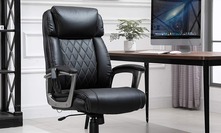 Image 63: Vinsetto Massage Office Chair