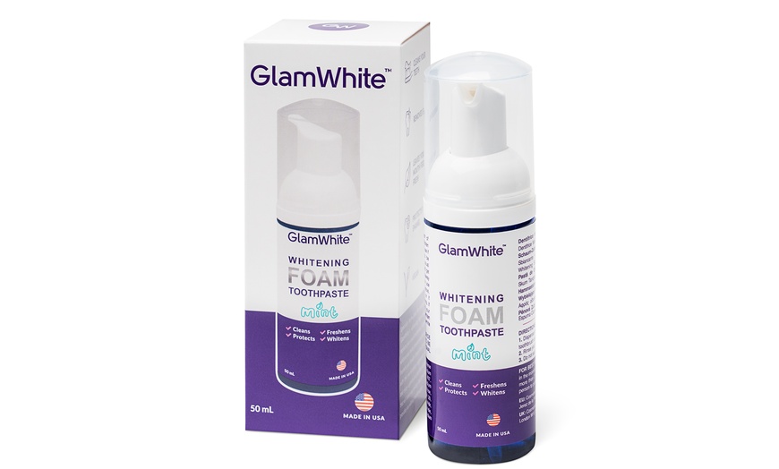 Image 2: Blanqueamiento dental Xpert Pack Glamwhite + Espuma Blanqueadora