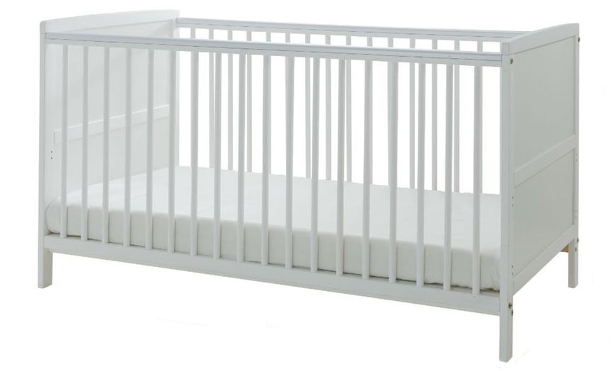 Image 2: Cot Bed and Mattress Bundle