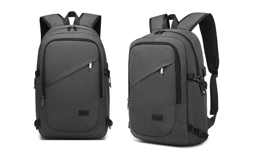 Image 31: Kono Rucksack mit USB-Ladeanschluss