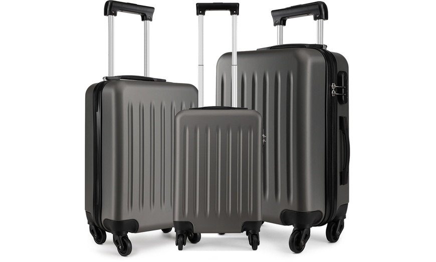 Image 3: Kono Grey Suitcase Range