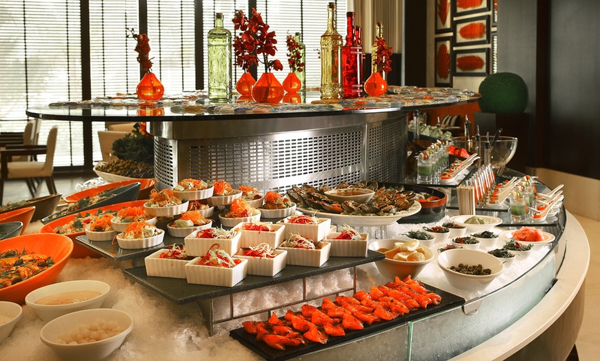 Image 1: Delight in 5* Lunch or Dinner Buffet with a Choice of Beverages