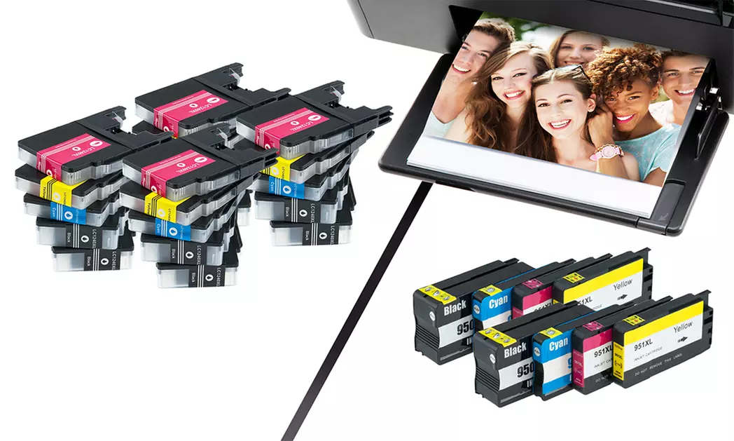 Mega-Pack Druckerpatronen kompatibel mit Brother, Canon, Epson oder HP - Primary Image