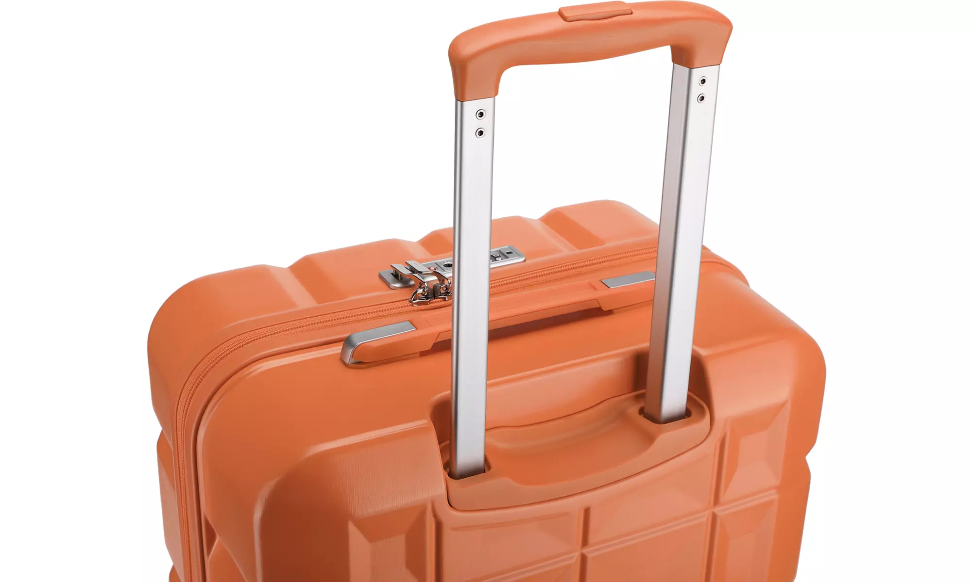 Ensemble de 4 valises oranges