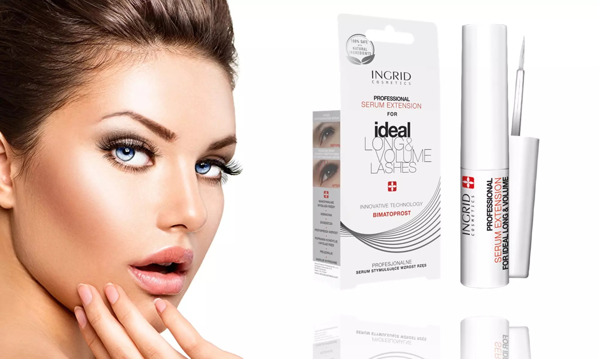 1 ou 2 sérum extension de cils Ingrid Cosmetics - Primary Image