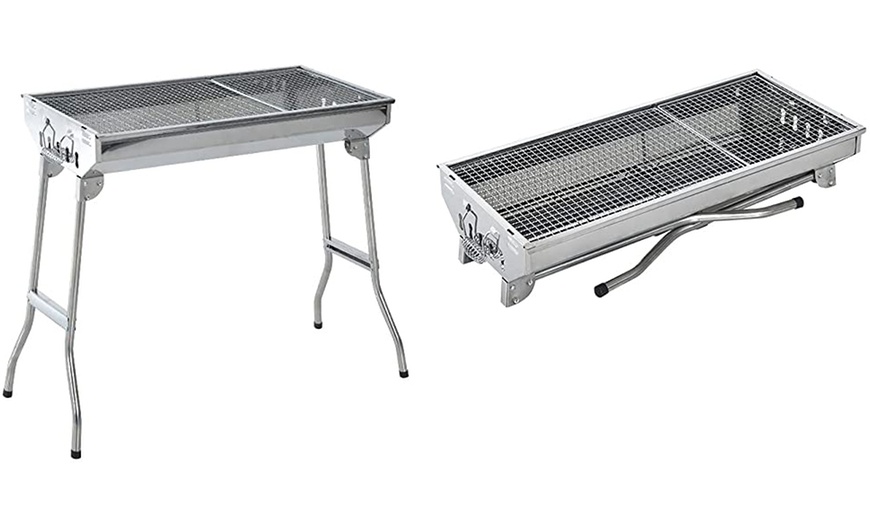 Image 10: Outsunny Portable BBQ Grill Range