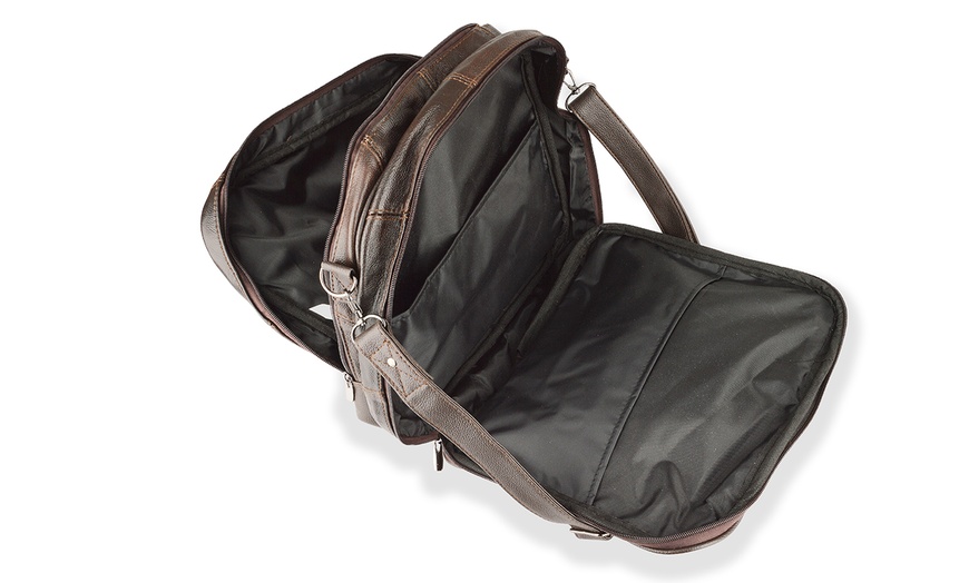 Image 35: Woodland Leathers Men's Bag