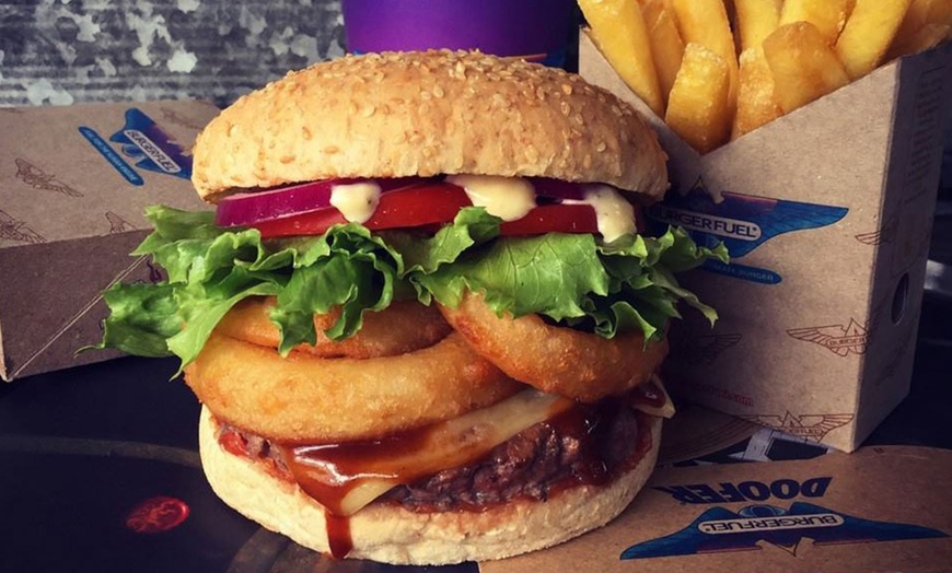 Image 2: Choice of Burger with Spud Fries