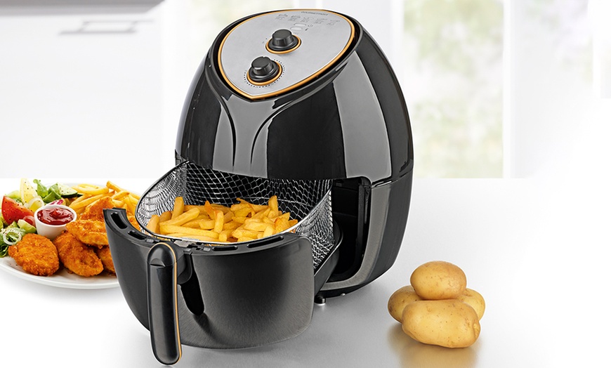 Image 1: GourmetMaxx Hot Air Deep Fryer