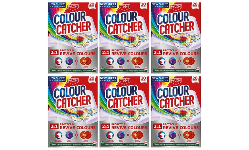 Image 2: One- or Six-Pack Dylon Colour Catcher Laundry Sheets 20N