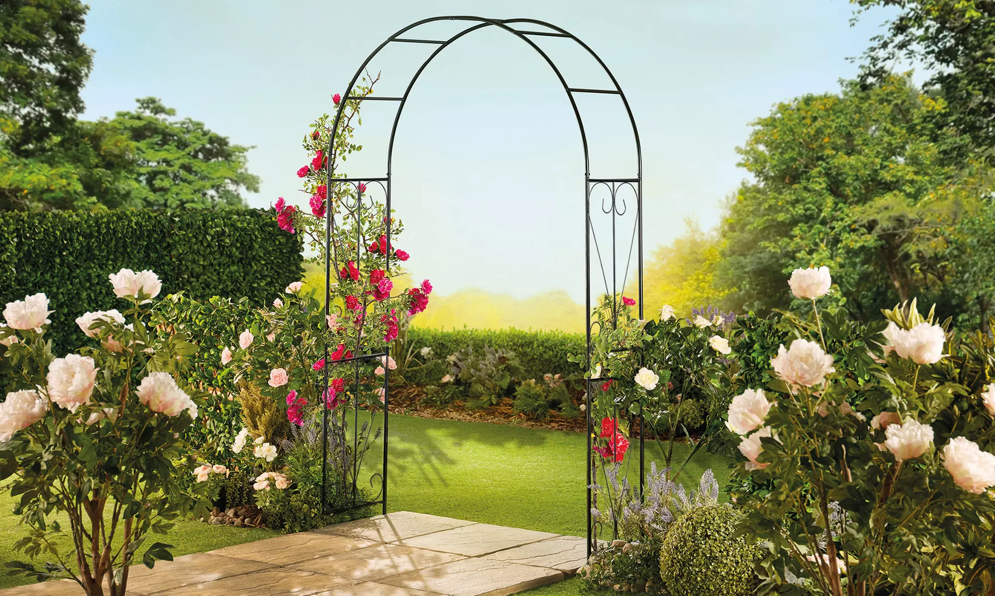 Garden Gear 2.2m Metal Garden Arch - Primary Image