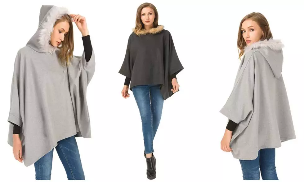 Veste Poncho pour femme Adria en laine mélangée, marque Balotti - Primary Image