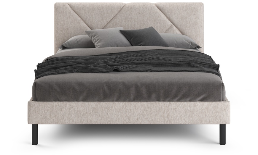 Image 9: Gepolsterter Bettrahmen 